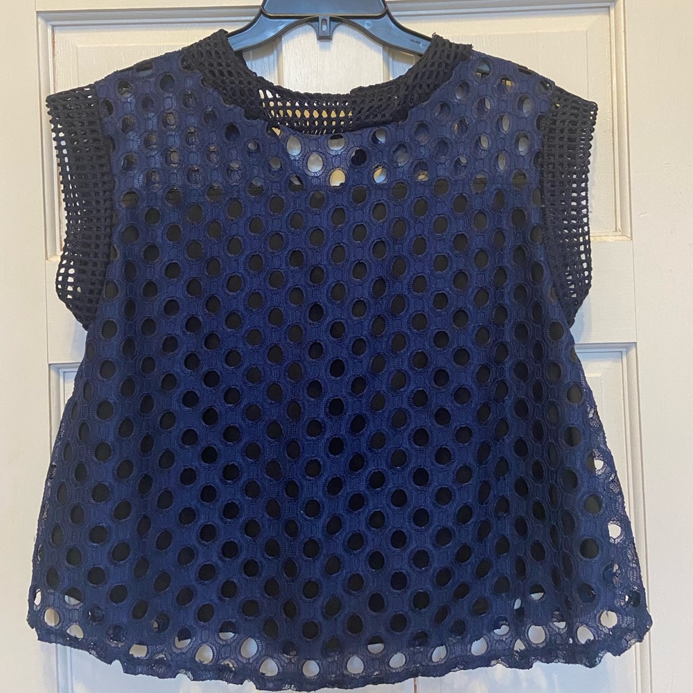 Navy blue shirt from Thailand.